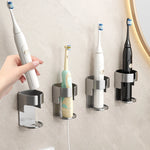 support mural adhésif brosse dents électrique moderne vert rose blanc noir