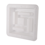 moule décoration extérieure plaque moderne motifs géométriques variés plastique réutilisable grès clair foncé
