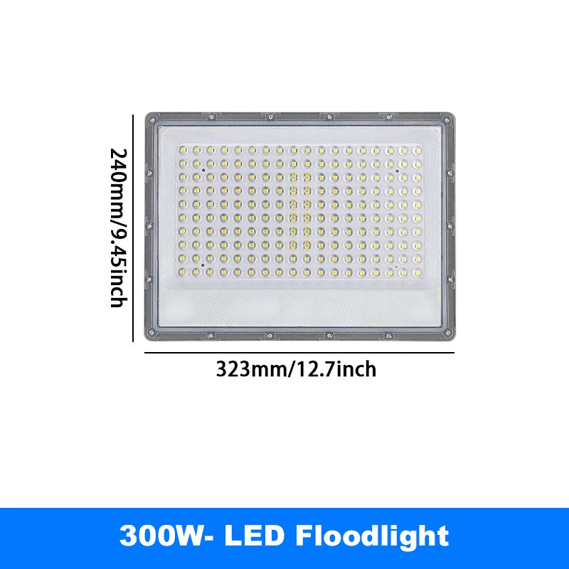 projecteur led gris moderne ip66 220v 50w 100w 200w 300w 500wextérieur