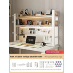 étagère murale métal panneau perforé rangement bois blanc noir moderne robuste
