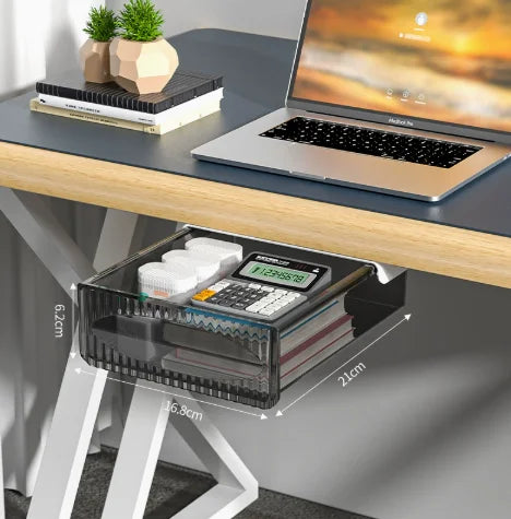 tiroir rangement sous noir transparent moderne clips grande capacité organisateur