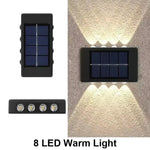éclairage mural solaire led moderne autoinstallation adhésif étanche noir 4leds lumière