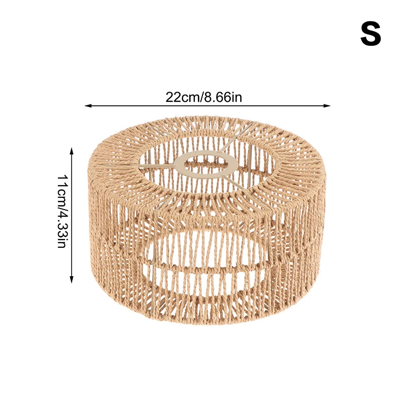 suspension lumineuse moderne tressée fibre naturelle opacité pince fixation naturel beige