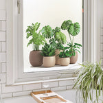 sticker mural plantes pots décoration intérieure moderne adhésif résistant eau chambre salon