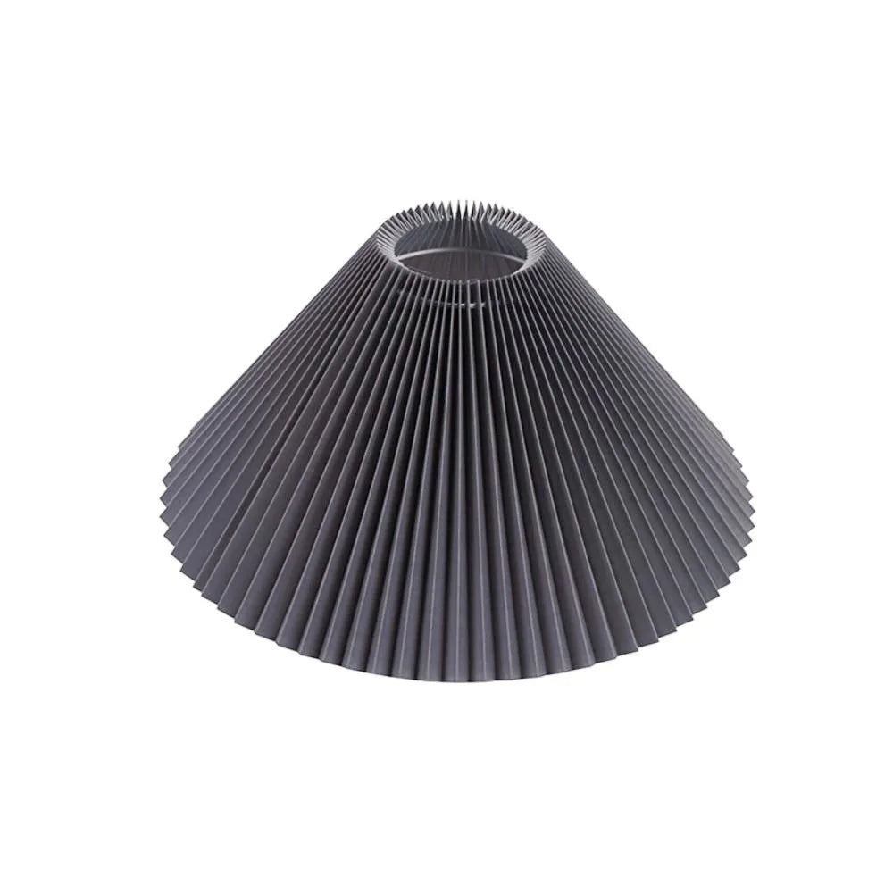 abat jour plissé rouge gris moderne imprimé floral annuel métallique table lampshade contemporain déco