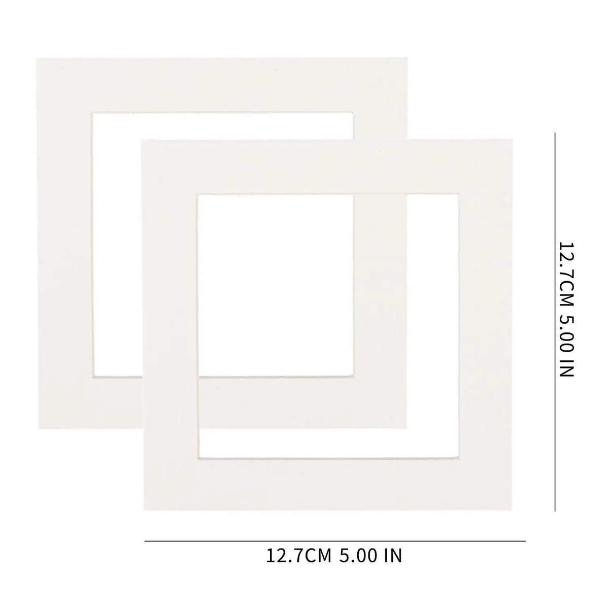 passe partout rectangulaire blanc papier cadre photo décoration intérieure œuvre d'art classique