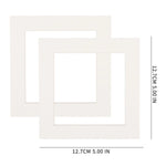 passe partout rectangulaire blanc papier cadre photo décoration intérieure œuvre d'art classique