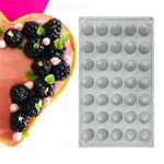 moules silicone gâteaux deco moderne framboise orange champignons cacahuètes fondant tronc arbre