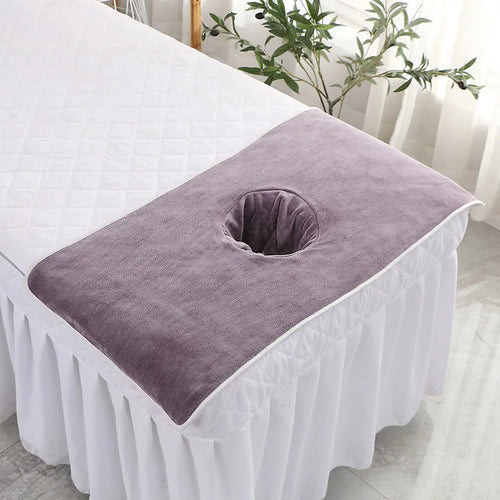 coussin massage microfibre salon beauté spa bien être