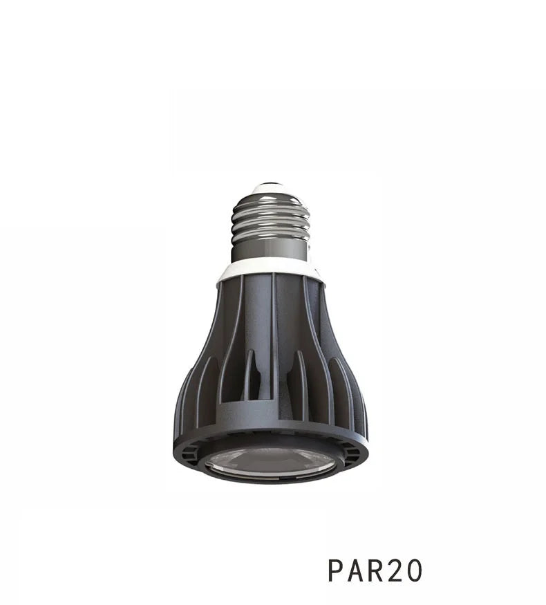 ampoule led projecteur moderne aluminium blanc noir rayures verticales magasin intérieur haute qualité
