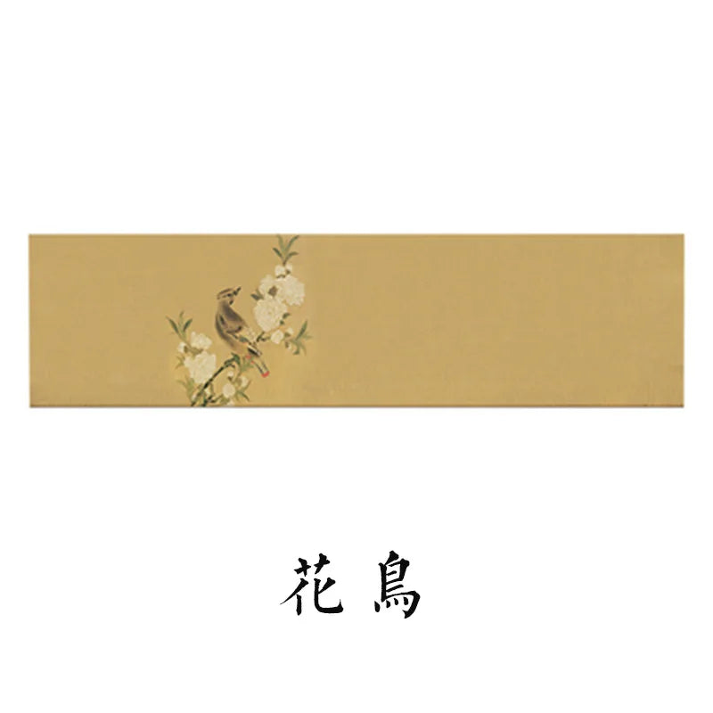 chinois traditionnel table runner motifs personnages floraux tasses thé plateau imperméable polyester coton