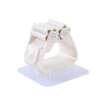 support mural transparent balais couteaux adhésif moderne pratique clips outils maison salle bains
