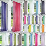 rideaux transparents moderne blanc motif plissé vertical décoration salon chambre coucher