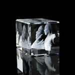 Décoration intérieure cristal gravé