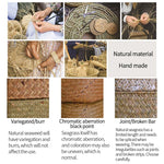vases rotin tressé naturel rustique décoration maison fleurs séchées réutilisable
