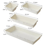 boîtes rangement modulables blancs ridge respectueux environnement utilisation multiple rangement moderne