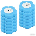 brosse wc remplacement tête jetable 18 36pcs long manche hygiène durable blanc bleu violet