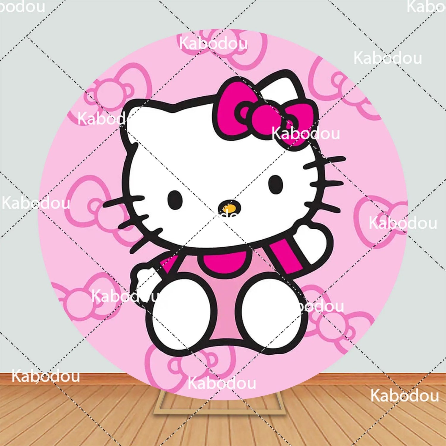 Décoration fête Hello Kitty avec fond photo cartoon