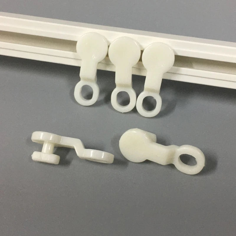 clips rideau blancs modernes volets accessoires rideaux plastique 10pcs 30pcs 50pcs universel