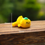 ornements animaux mignons figurines verre cartoon coeurs lunettes rubans maison jardin chambre decoration diys