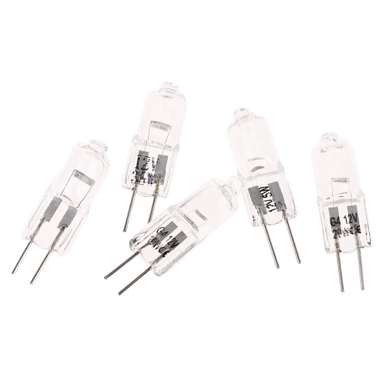 ampoules halogènes led transparentes opalescentes base g4 classiques 5w 10w 20w 35w 50w 2900k