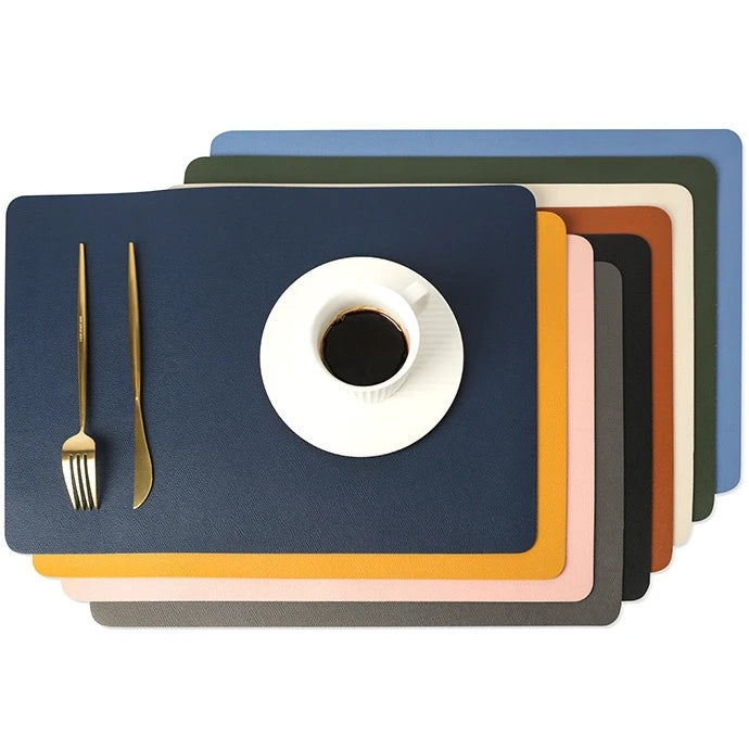 tapis table moderne rond texture tissée bleu marine vert olive beige marron rose pâle