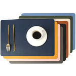 tapis table moderne rond texture tissée bleu marine vert olive beige marron rose pâle