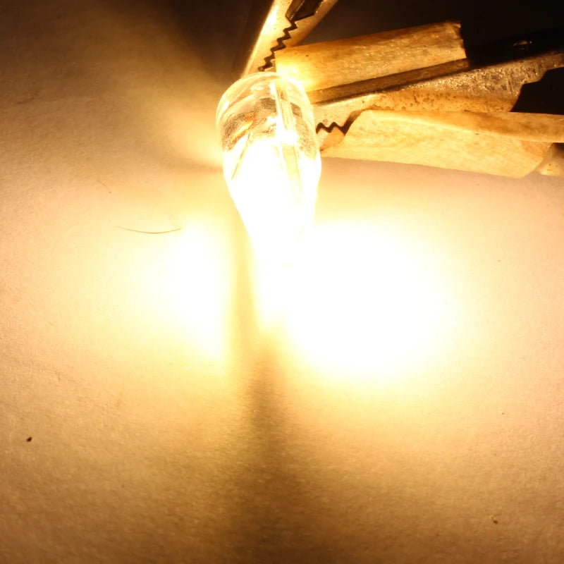 Ampoule LED transparente 12v 24v 249 lumens 360° silicone moderne G4