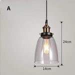 suspension lumineuse industrielle vintage ampoule filament verre transparent noir salon restaurant bar