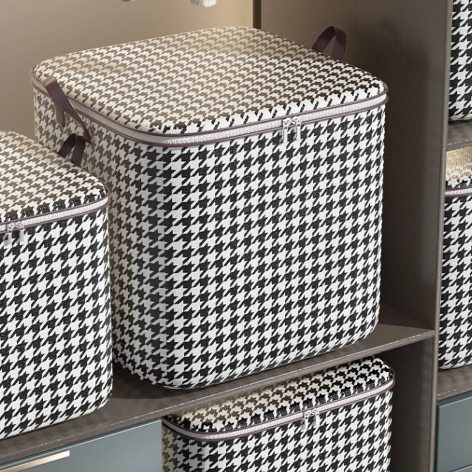 Boîte de rangement pliable pour vêtements et literie