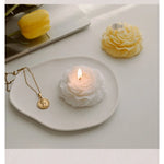 bougies fleur rouge rose violet jaune blanche parfumées aromathérapie artisanal élégantes décoration maison chambre