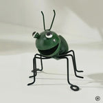 figurines insectes rouge vert bleu orange clips métal brillance artisanal jardin intérieur extérieur