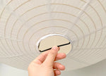 Suspension papier japonaise design danois brune