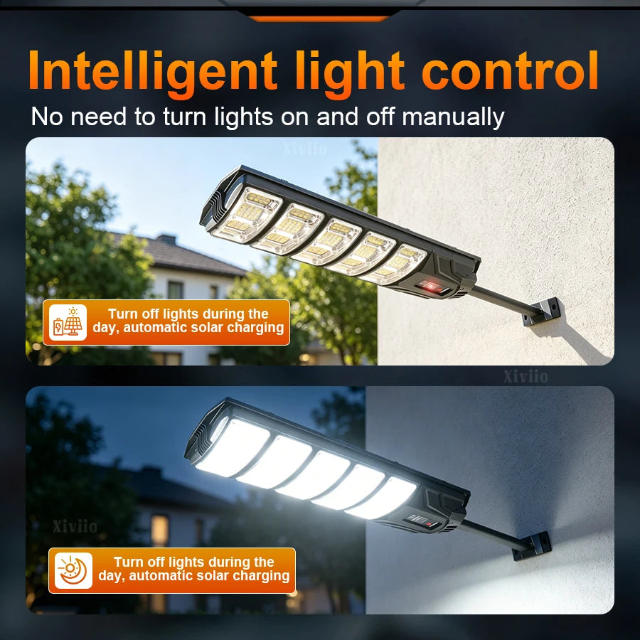 lampe solaire extérieure led noir ip65 moderne télécommande contrôle distant