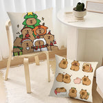 taie d'oreiller coussin cartoon personnages Noël coton polyester 40x40cm 45x45cm 50x50cm 60x60cm fixations