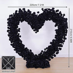 arche decorative coeur roses rouges blanches evenements anniversaires fete mariage deco romantique lettres lumineuses