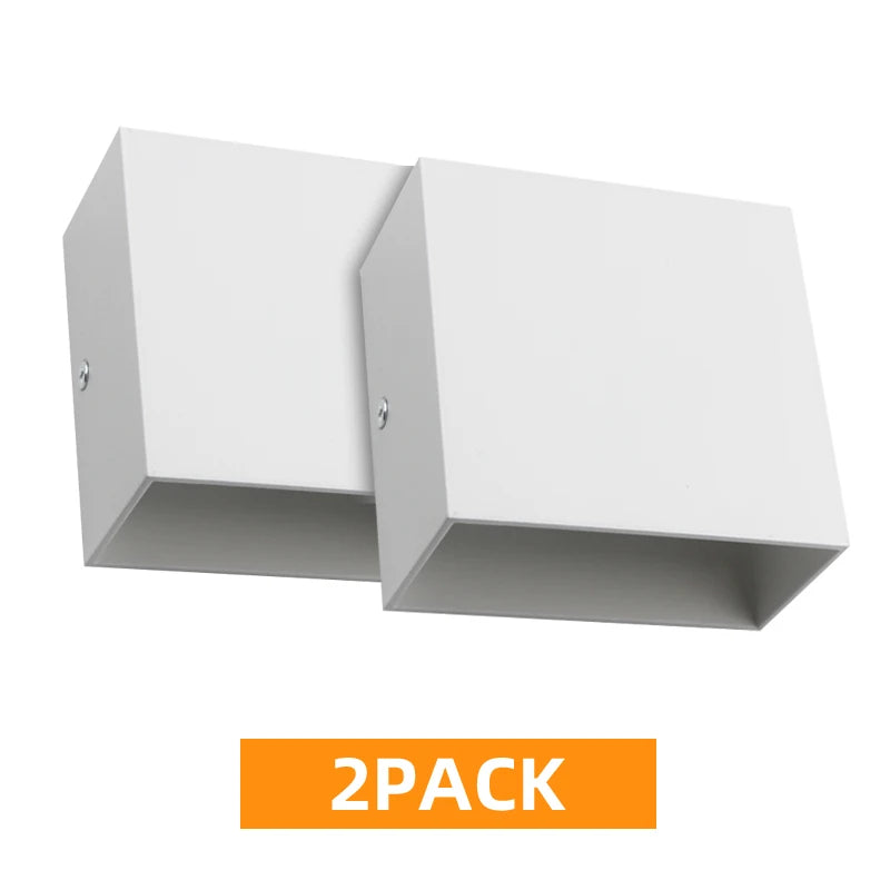 appliques murales led noir blanc contemporaines éclairage chambre cuisine 220v 6w 90 260v 249