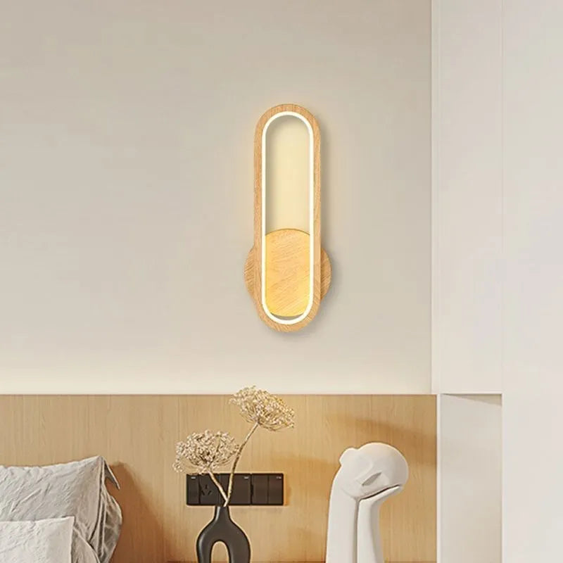 applique murale moderne blanc doré noir rectangulaire ovale sans fil led eyelets chambre salon