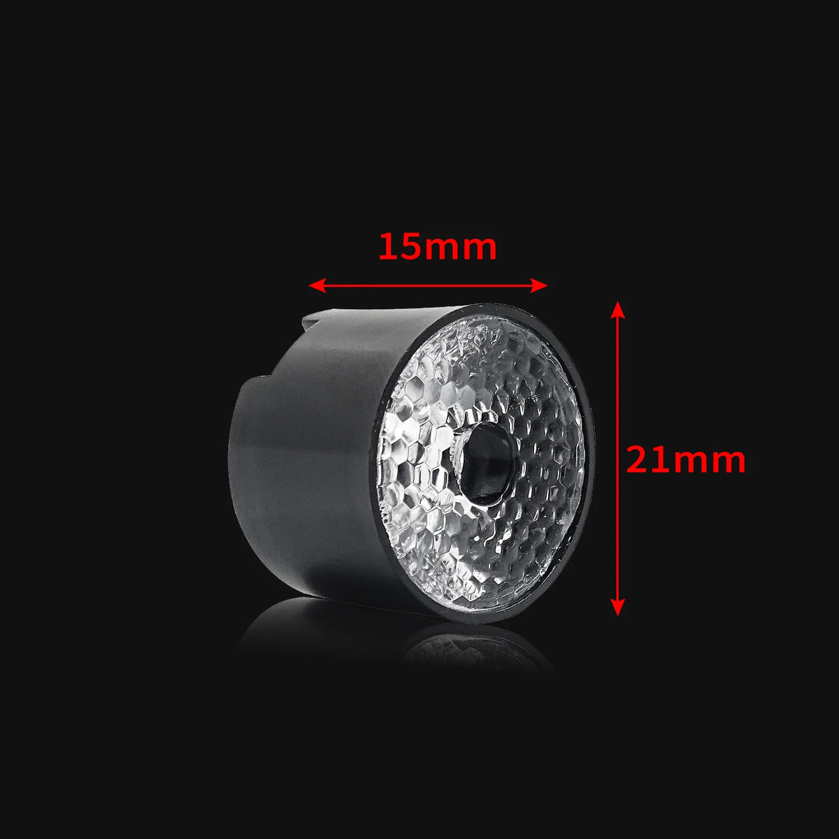 lentille optique transparente noir grille perforations moderne éclairage scène dji professionnel 35deg 45deg
