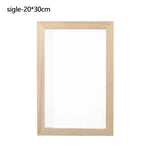 cadre bois texture naturelle feuilles séchées papier modeler coupelle plastique cuillère bois diy artisanat