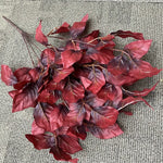 décoration intérieure branche artificielle feuilles orange vert bleu violet rouge naturel