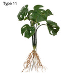 plantes artificielles arbres feuilles vertes moderne décoration extérieure ornement vertes minimalistes