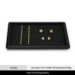 plateau présentation bijoux cuir velours strass classique bracelet boucles oreilles bagues colliers portable festival