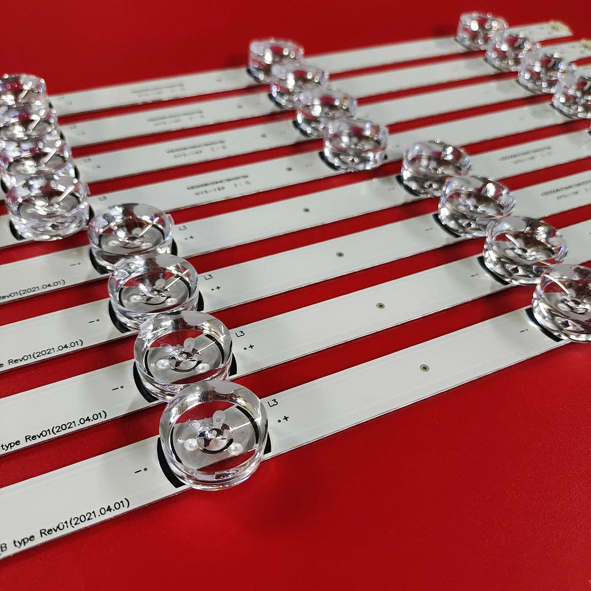 bande led rétro éclairage blanc moderne 6v 42 pouces connecteurs led