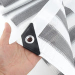 Détail du tissu HDPE de la voile d'ombrage