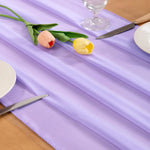 chinois moderne violetclair chemin table fixeruban opacité unimotif mariage fête transparent