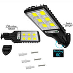 lampe solaire led détecteur mouvement support mural noir jaune moderne sécuritéextérieur
