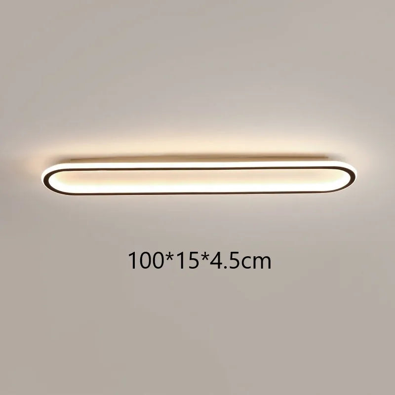 lampe led moderne fermeture métallique acrylique bord noir flux lumineux 249 2000