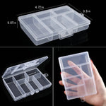 boîtes rangement bijoux transparentes modernes compartiments réglables épingles petites pierres