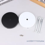 disques suspension noir blanc modernes tringles vis 12cm 4.72in